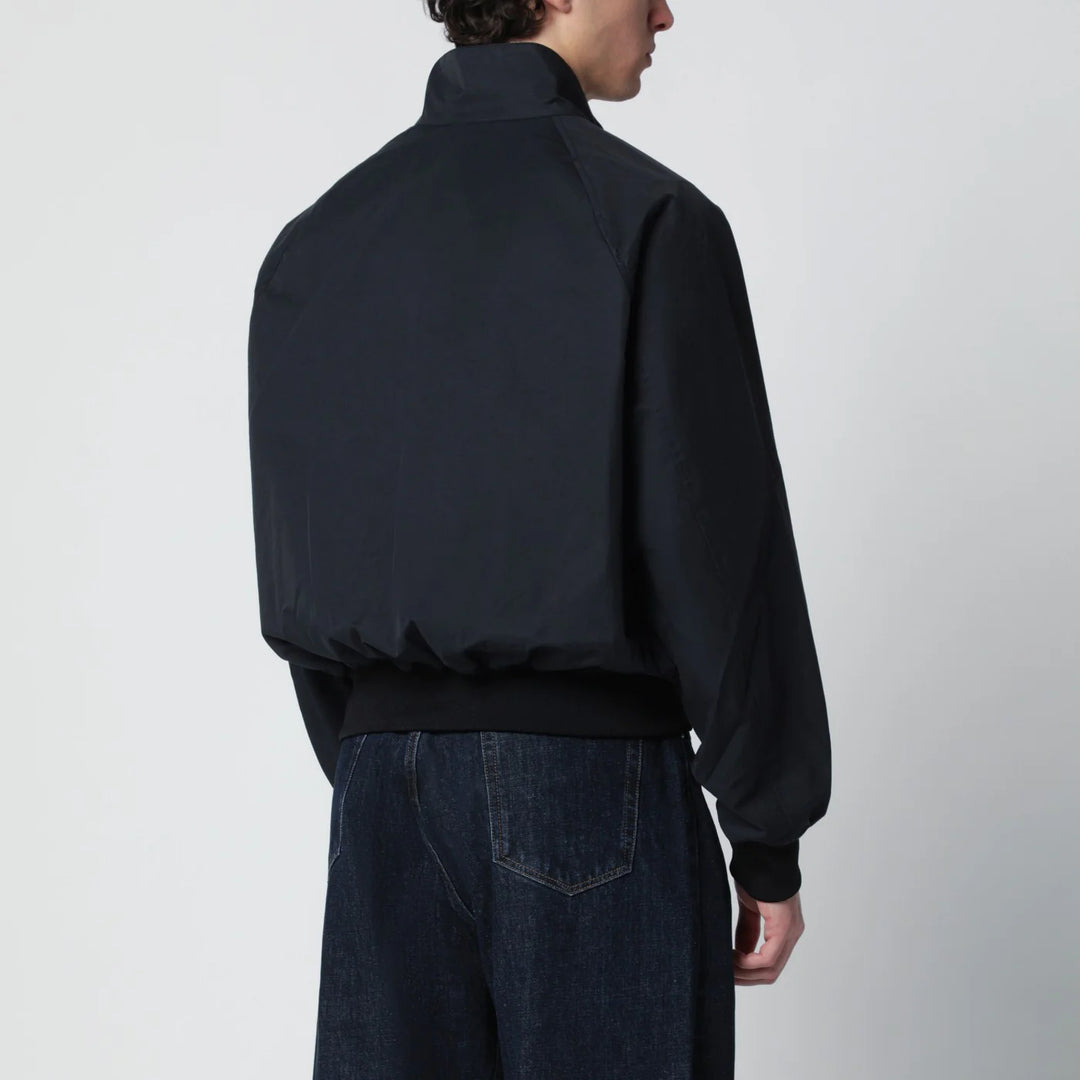 STUDIO NICHOLSON - Over bomber jacket ink blue cotton-blend