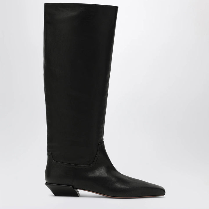 Paris Texas - Bettina Boot 25 calfskin leather boots in black
