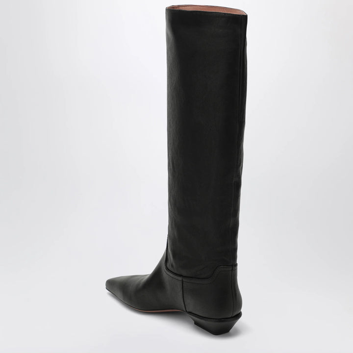 Paris Texas - Bettina Boot 25 calfskin leather boots in black