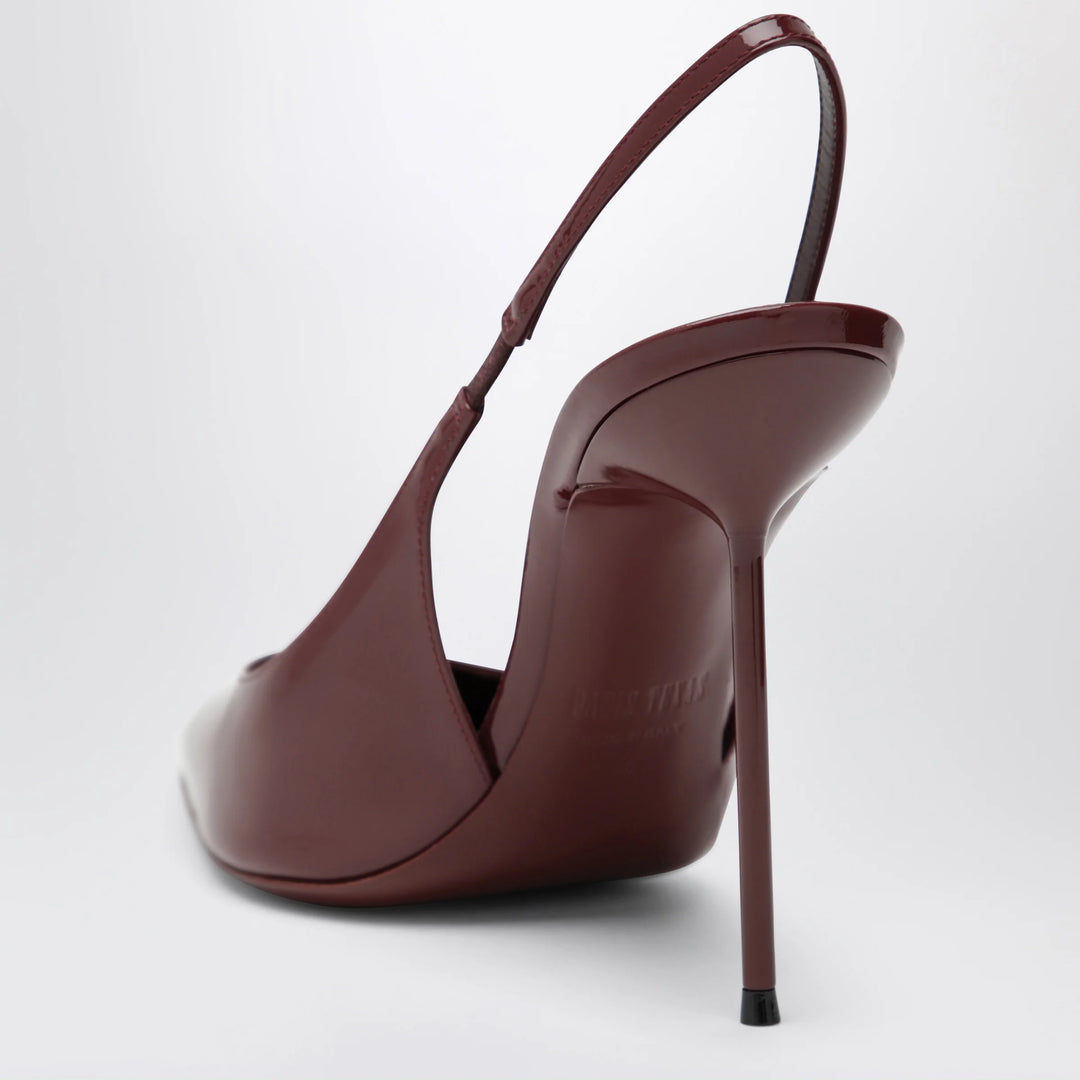Paris Texas - Lidia slingback pumps in cherry patent leather
