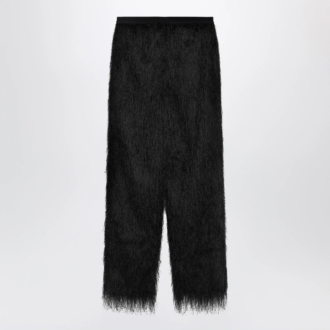 LouLou De Saison - Black Reed fringed trousers