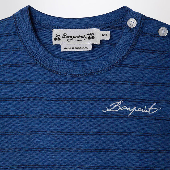 Bonpoint - Tom blue striped T-shirt