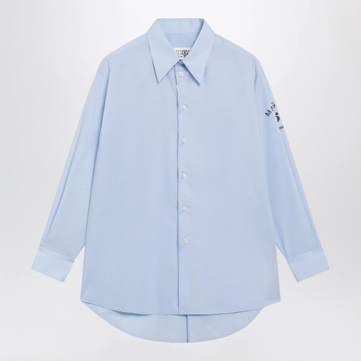 MM6 Maison Margiela - Light blue cotton shirt