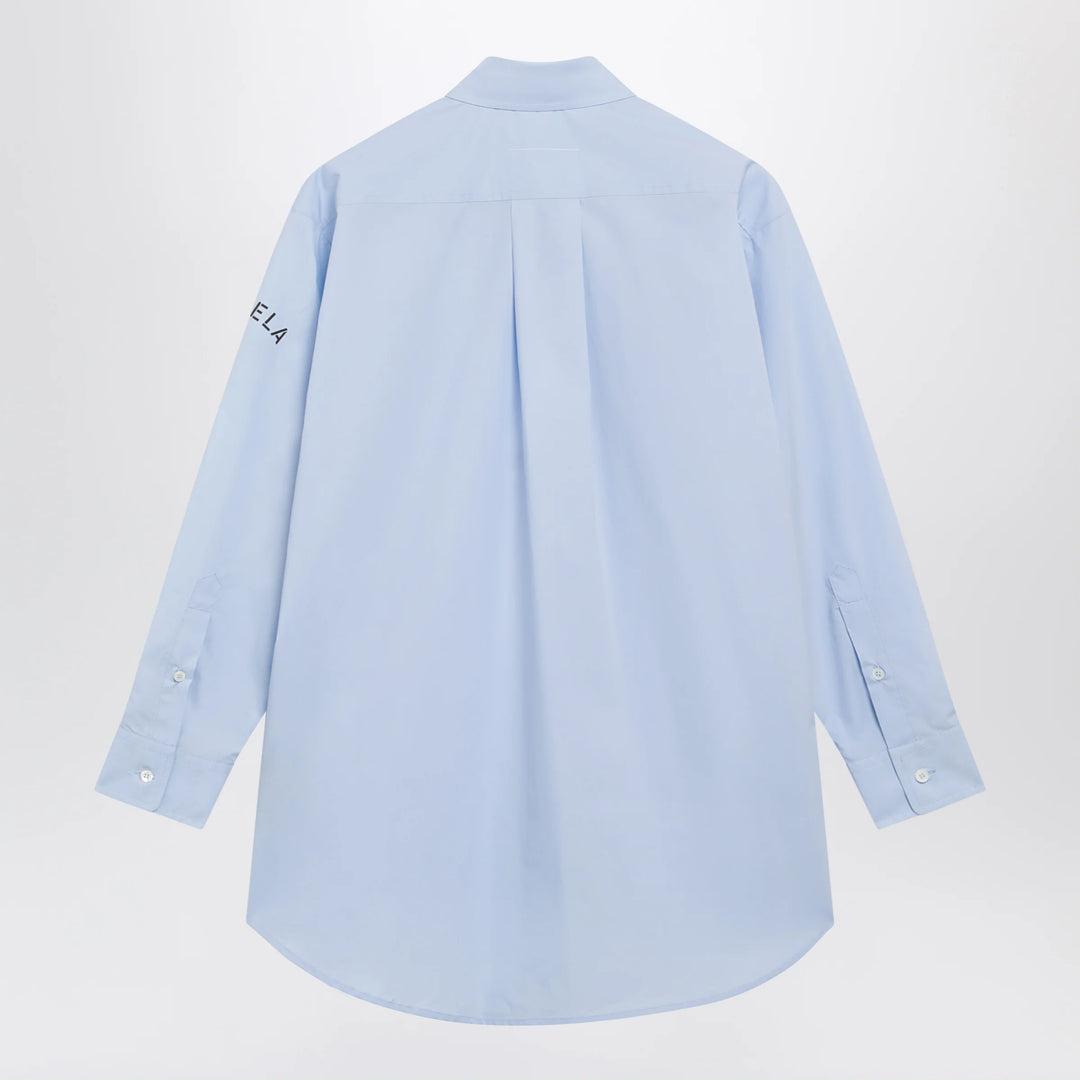 MM6 Maison Margiela - Light blue cotton shirt
