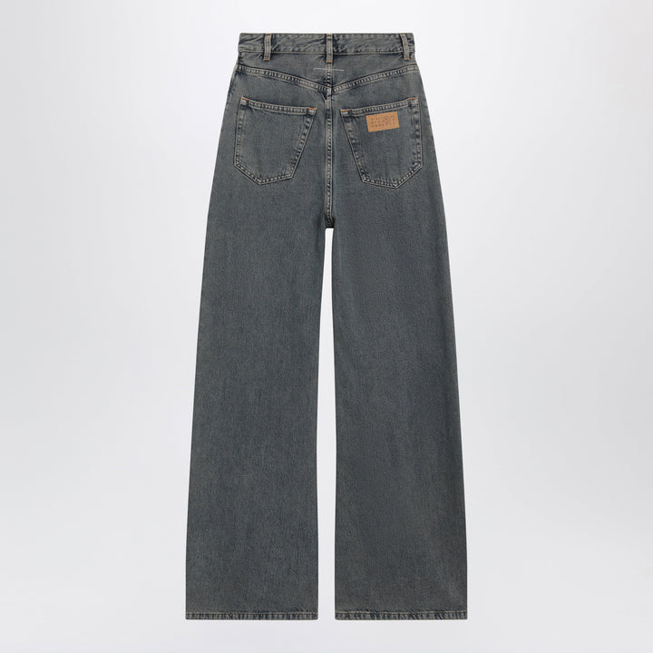 MM6 Maison Margiela - Grey wide-leg jeans