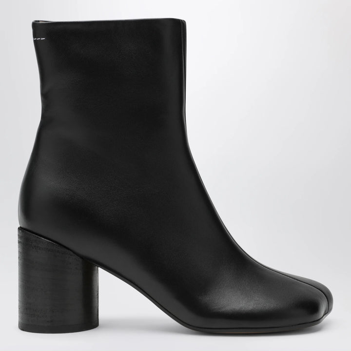 MM6 Maison Margiela - Tabi ankle boots in nappa leather in black