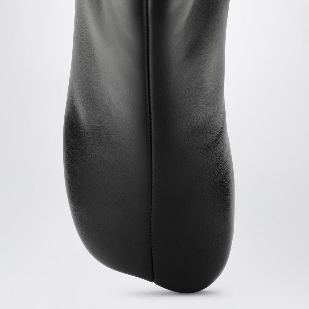 MM6 Maison Margiela - Tabi ankle boots in nappa leather in black