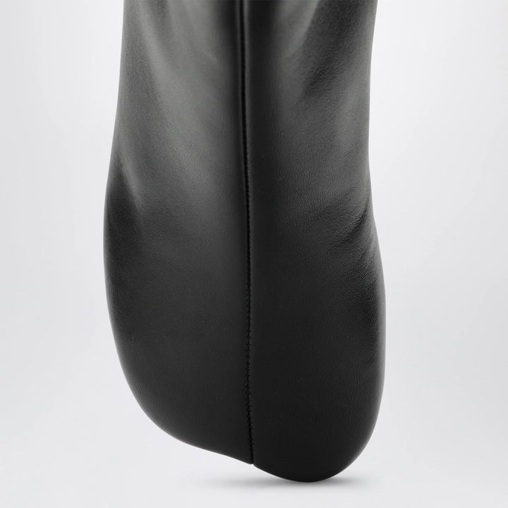 MM6 Maison Margiela - Tabi ankle boots in nappa leather in black