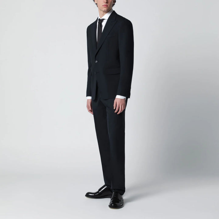 Dsquared2 - Navy blue single-breasted suit in wool blend