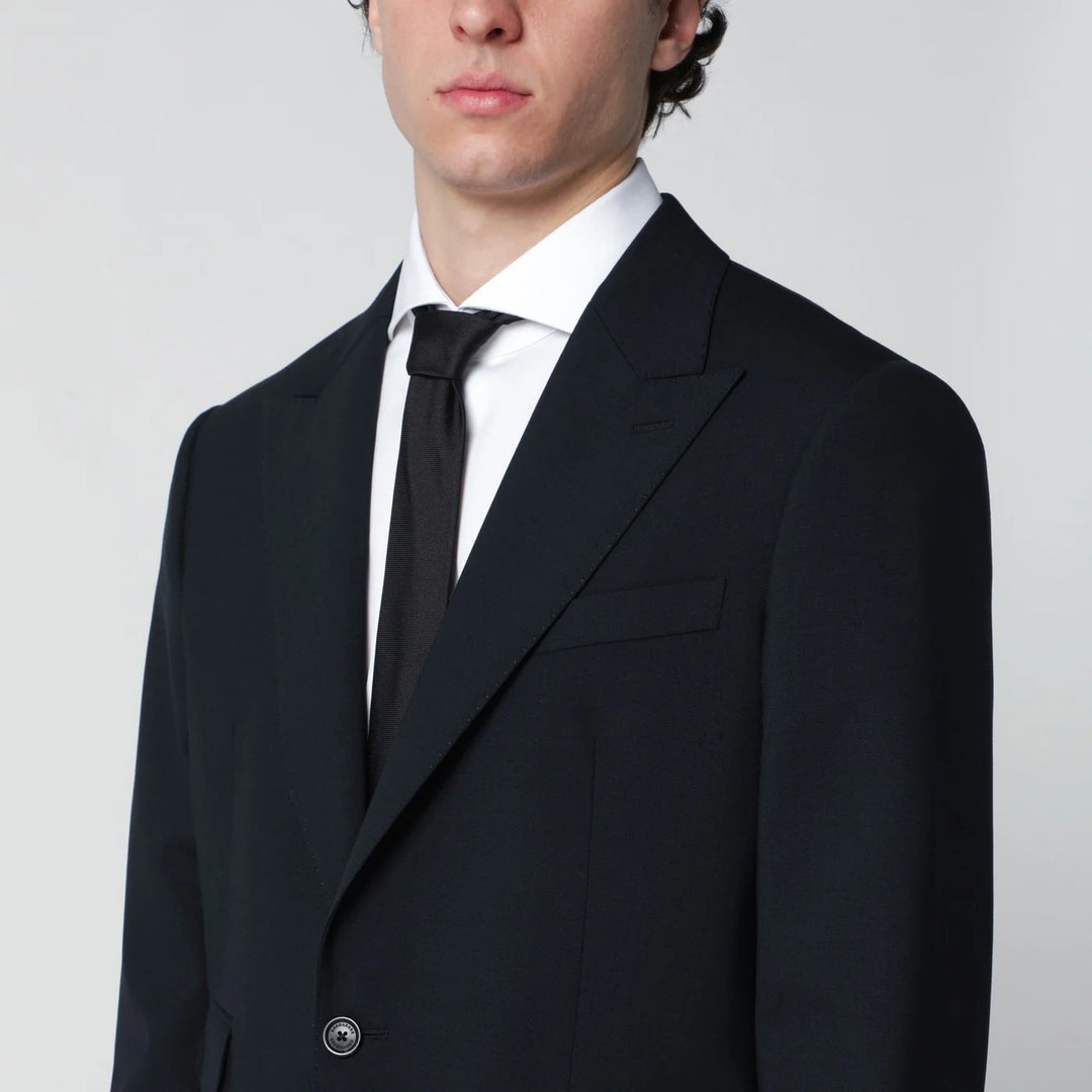 Dsquared2 - Navy blue single-breasted suit in wool blend