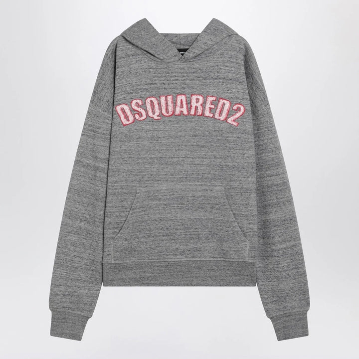 Dsquared2 - Grey cotton sweatshirt with logo