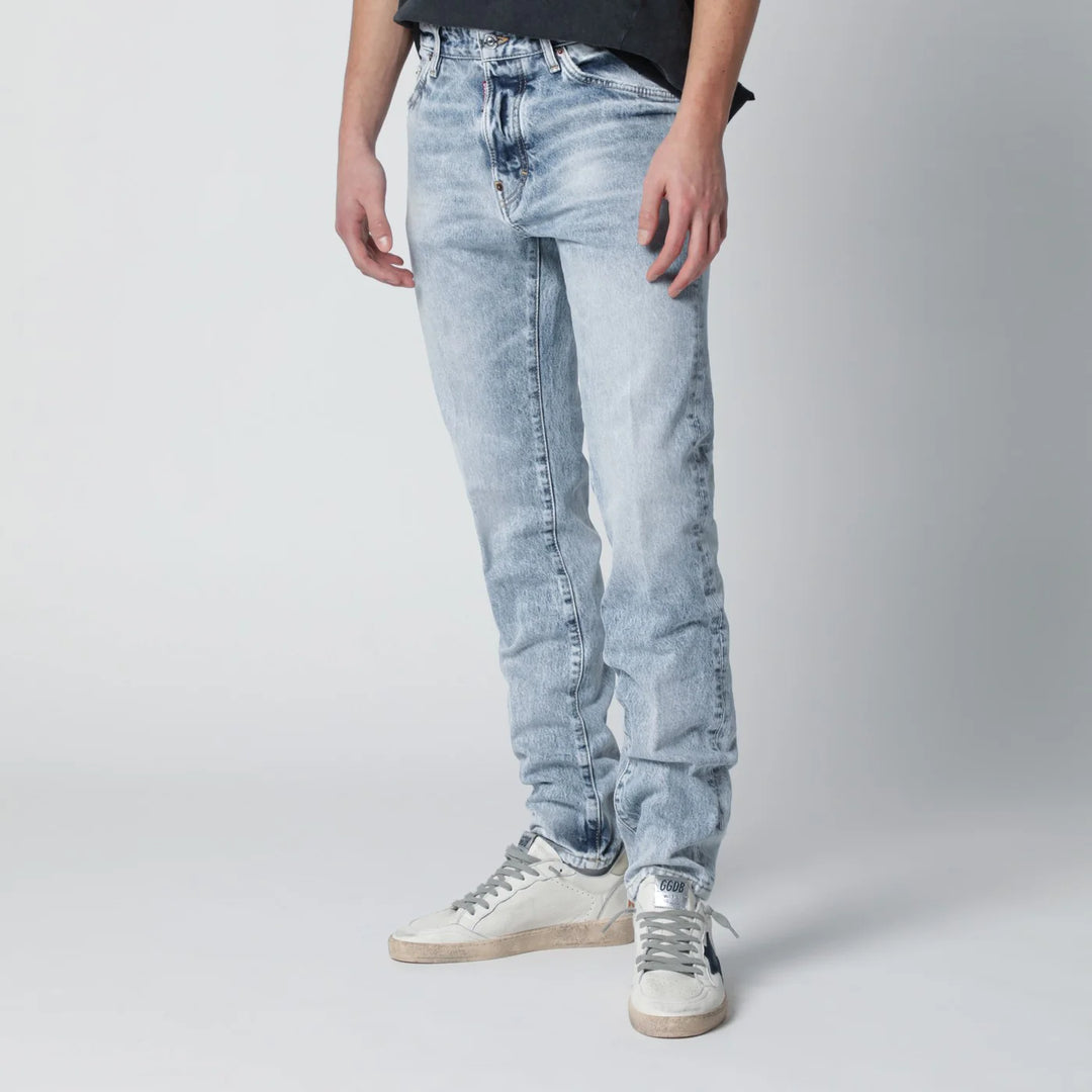 Dsquared2 - Vintage-effect stretch denim jeans