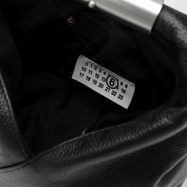 MM6 Maison Margiela - Japanese Bag Jewel Handle Classic in calf leather black