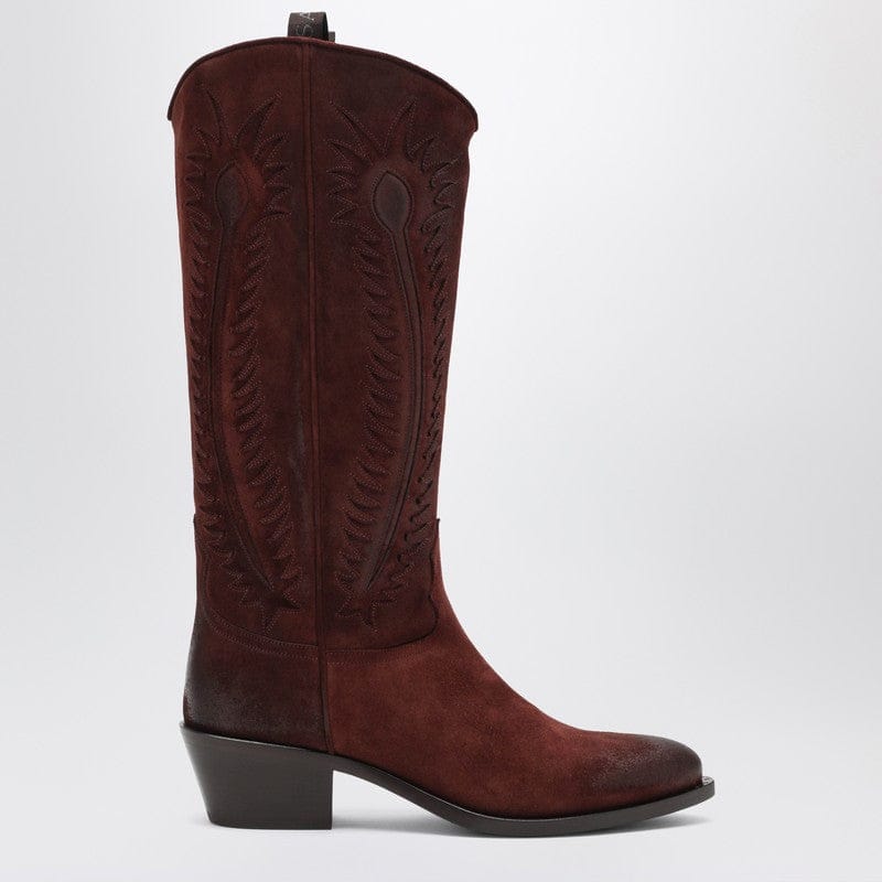 Shoes Sartore - Brown suede Frida western boot - 39 IT Brand