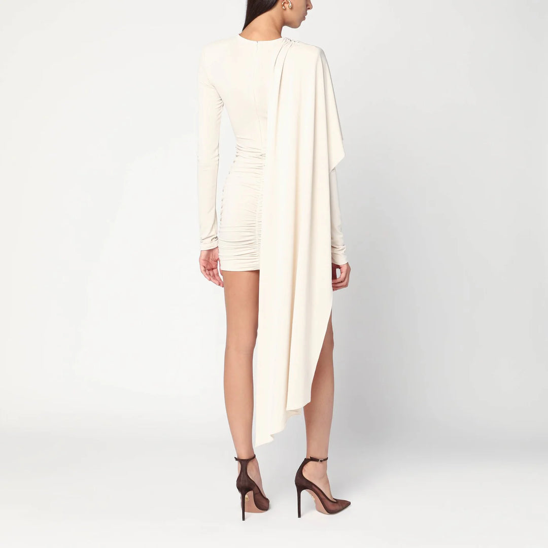 THE ANDAMANE - Xenia ivory mini dress