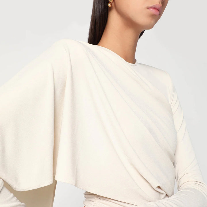 THE ANDAMANE - Xenia ivory mini dress