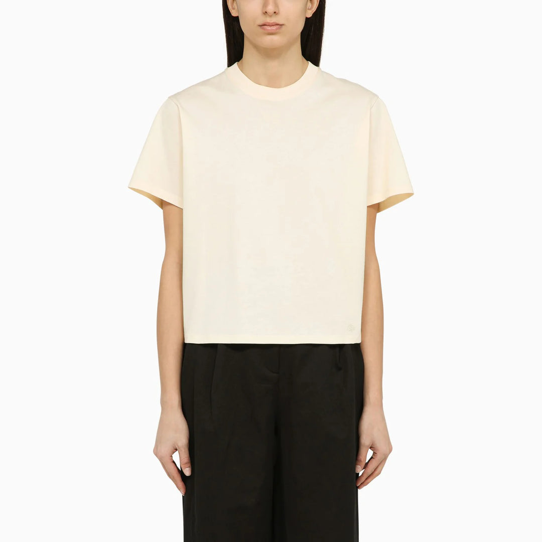 LouLou De Saison - Ivory crew-neck t-shirt