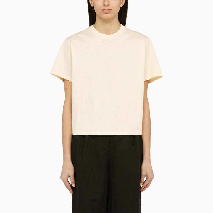 LouLou De Saison - Ivory crew-neck t-shirt