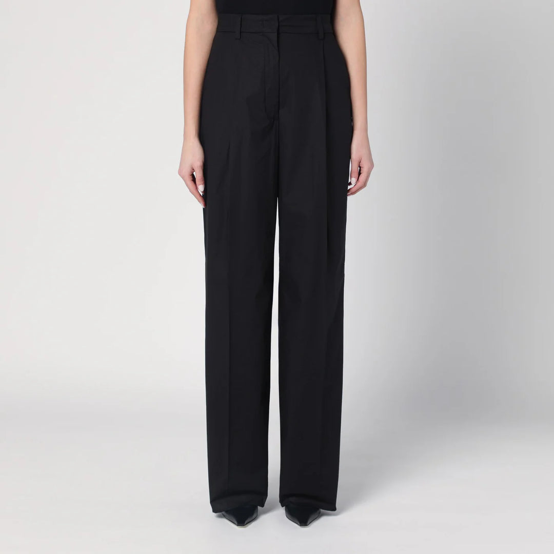 TheLatest - Wide black Axel trousers