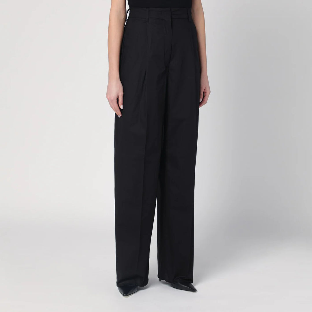 TheLatest - Wide black Axel trousers