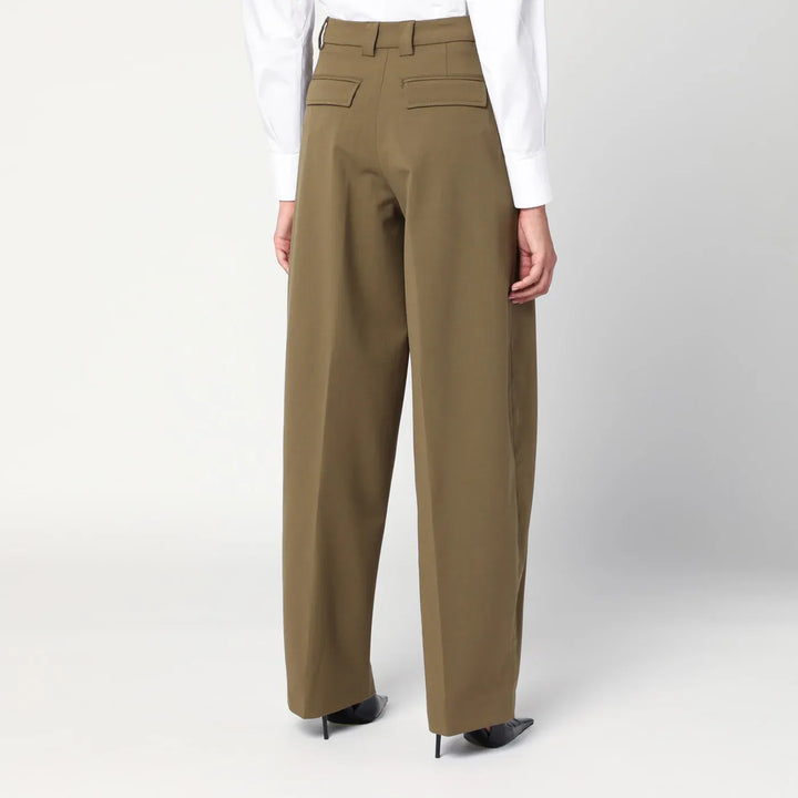TheLatest - Taupe wool blend trousers Brand Pants 38  IT