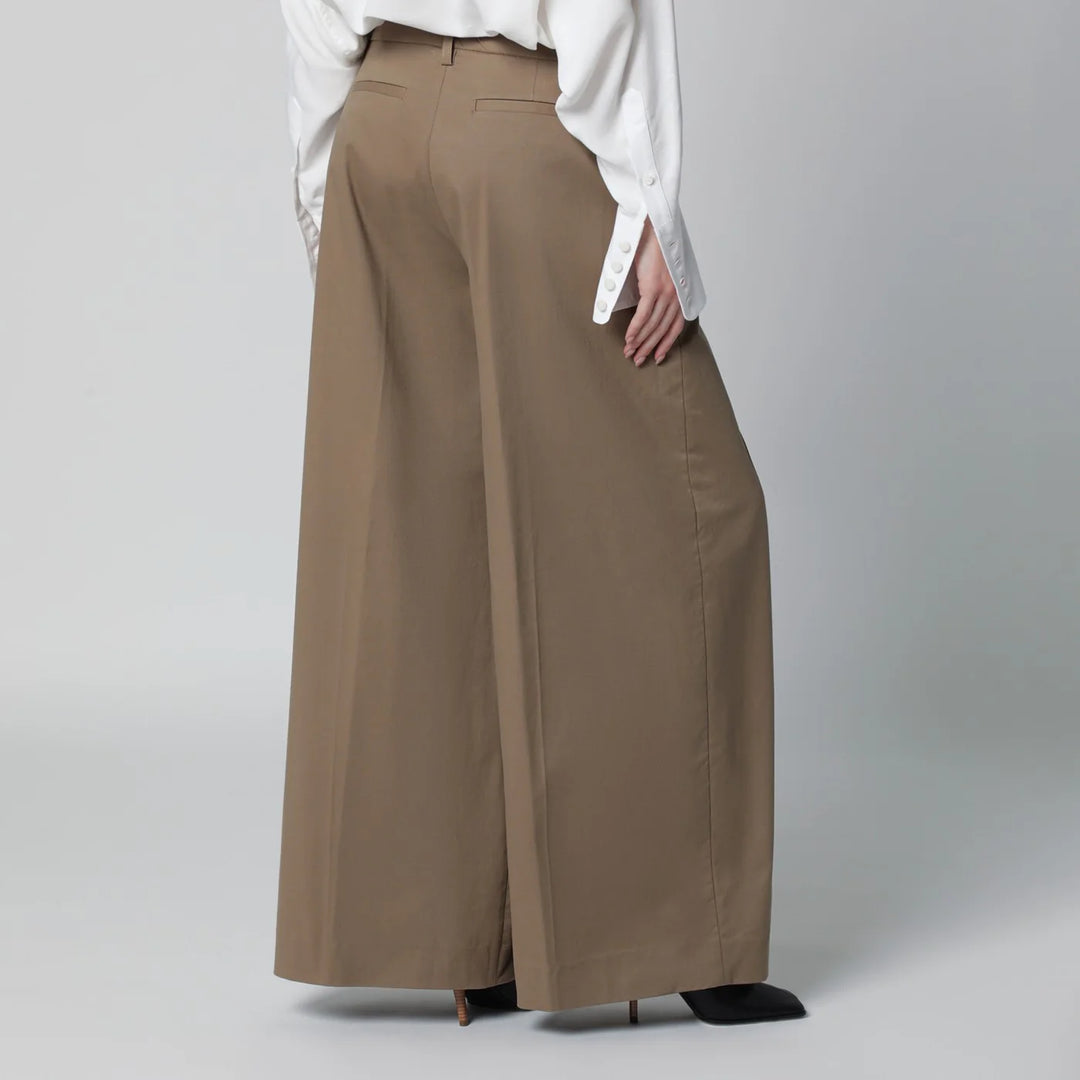 TheLatest - Cognac cotton Deva trousers