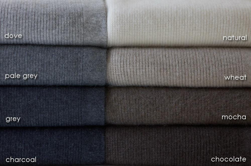 Bemboka ANGORA &amp; MERINO WOOL THROWS 130x220cm Charcoal Bemboka Chain Rib Angora &amp; Merino Wool Throw - Pre-Shrunk Brand