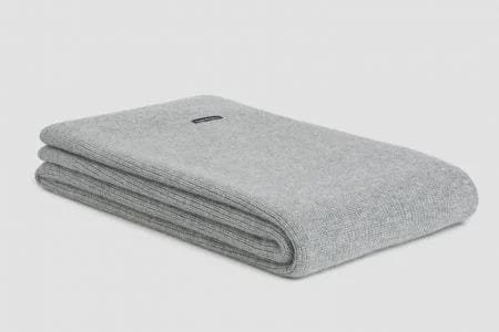 Bemboka Angora &amp; Merino Wool Throws 130x220cm Dove Bemboka Chain Rib Angora &amp; Merino Wool Throw - Pre-Shrunk Brand