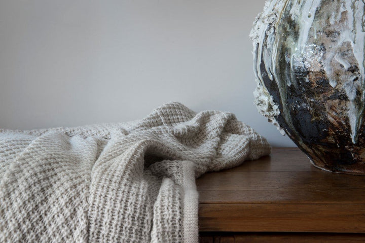 Bemboka ANGORA &amp; MERINO WOOL THROWS Bemboka Chunky Box Angora &amp; Merino Wool Throw - Pre-Shrunk Brand