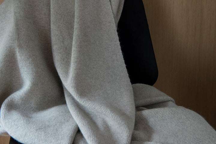 Bemboka ANGORA &amp; MERINO WOOL THROWS Bemboka Fine Rib Angora &amp; Merino Wool Throw - Pre-Shrunk Brand