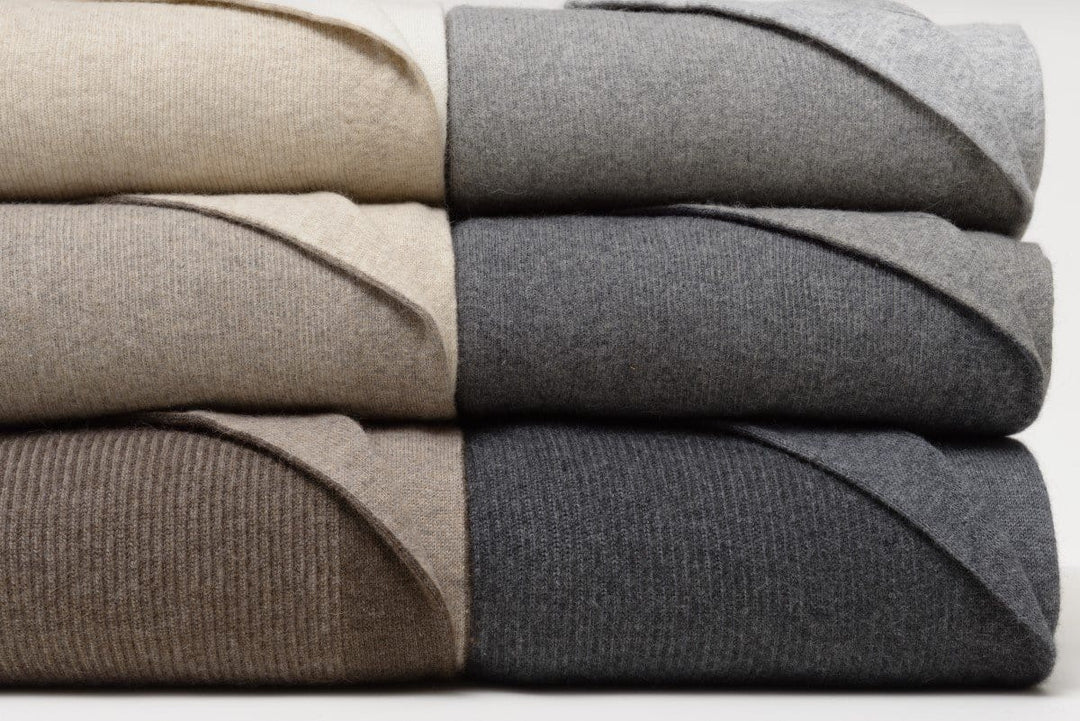 Bemboka ANGORA &amp; MERINO WOOL THROWS Bemboka Reversible Rib Angora &amp; Merino Wool Throw - Pre-Shrunk Brand