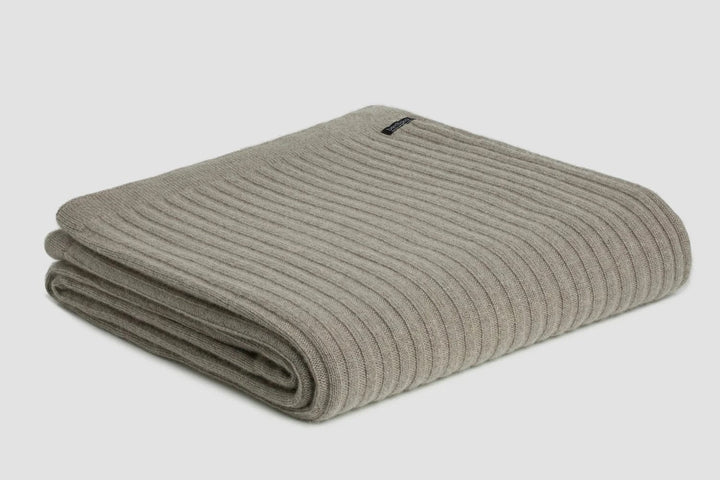 Bemboka ANGORA & MERINO WOOL THROWS Bemboka Wide Rib Italian Cashmere Blankets - Pre-Shrunk Brand