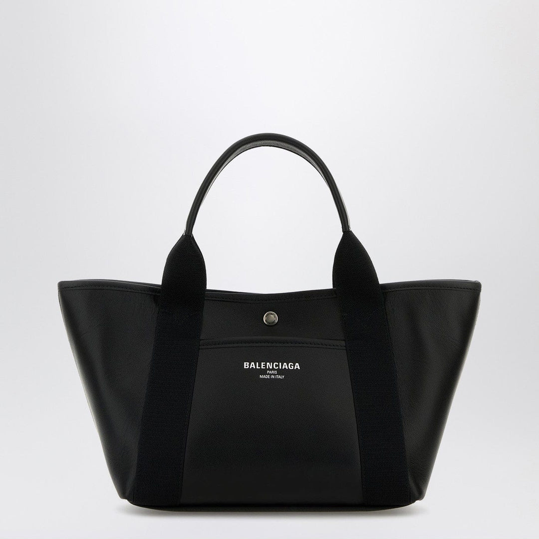 Apparel & Accessories TU Balenciaga - Biarritz shopping bag in black leather Brand