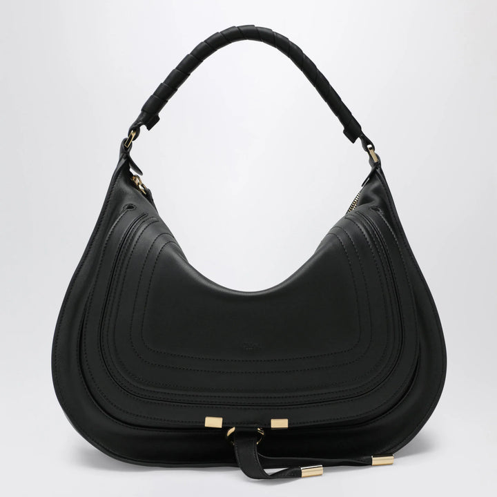 Chloé - Black leather Marcie shoulder bag Brand Apparel &amp; Accessories U