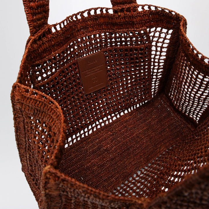 Chloé - East-West Summer Banana Summery brown raffia tote bag Brand Apparel &amp; Accessories TU