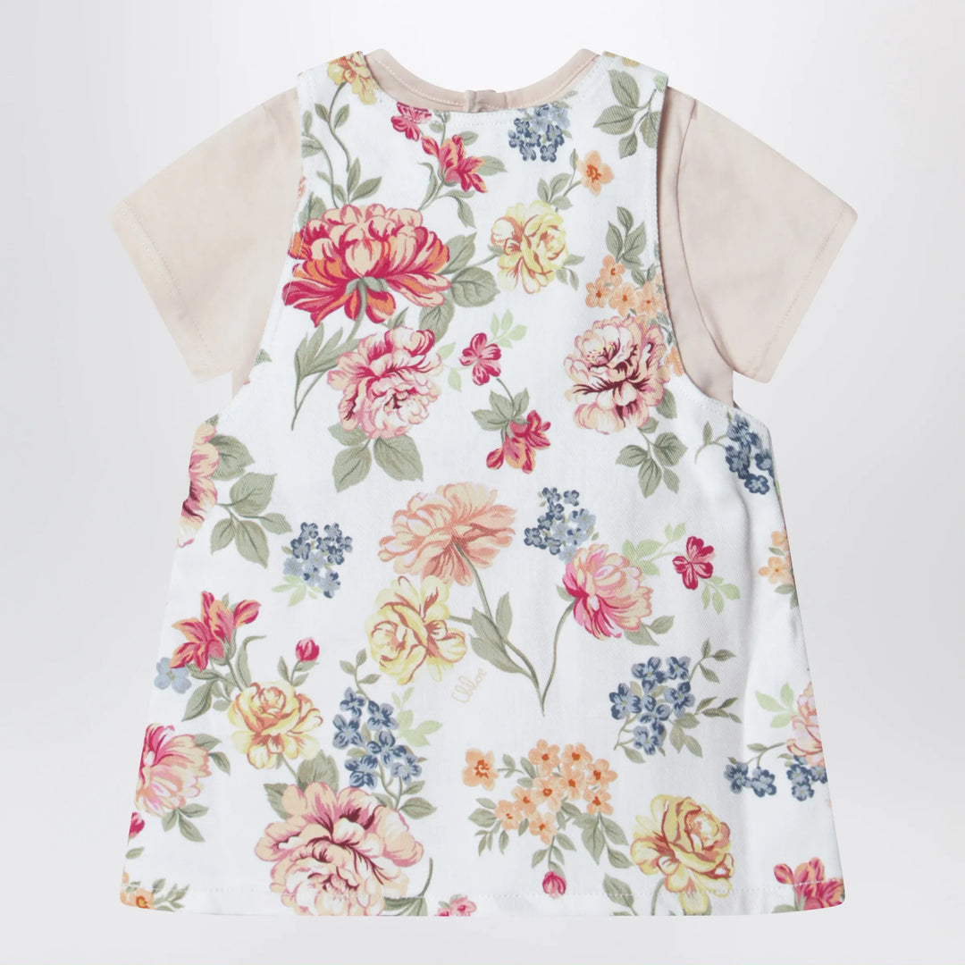 Chloé - Pink two-piece set with floral pattern Brand Apparel &amp; Accessories