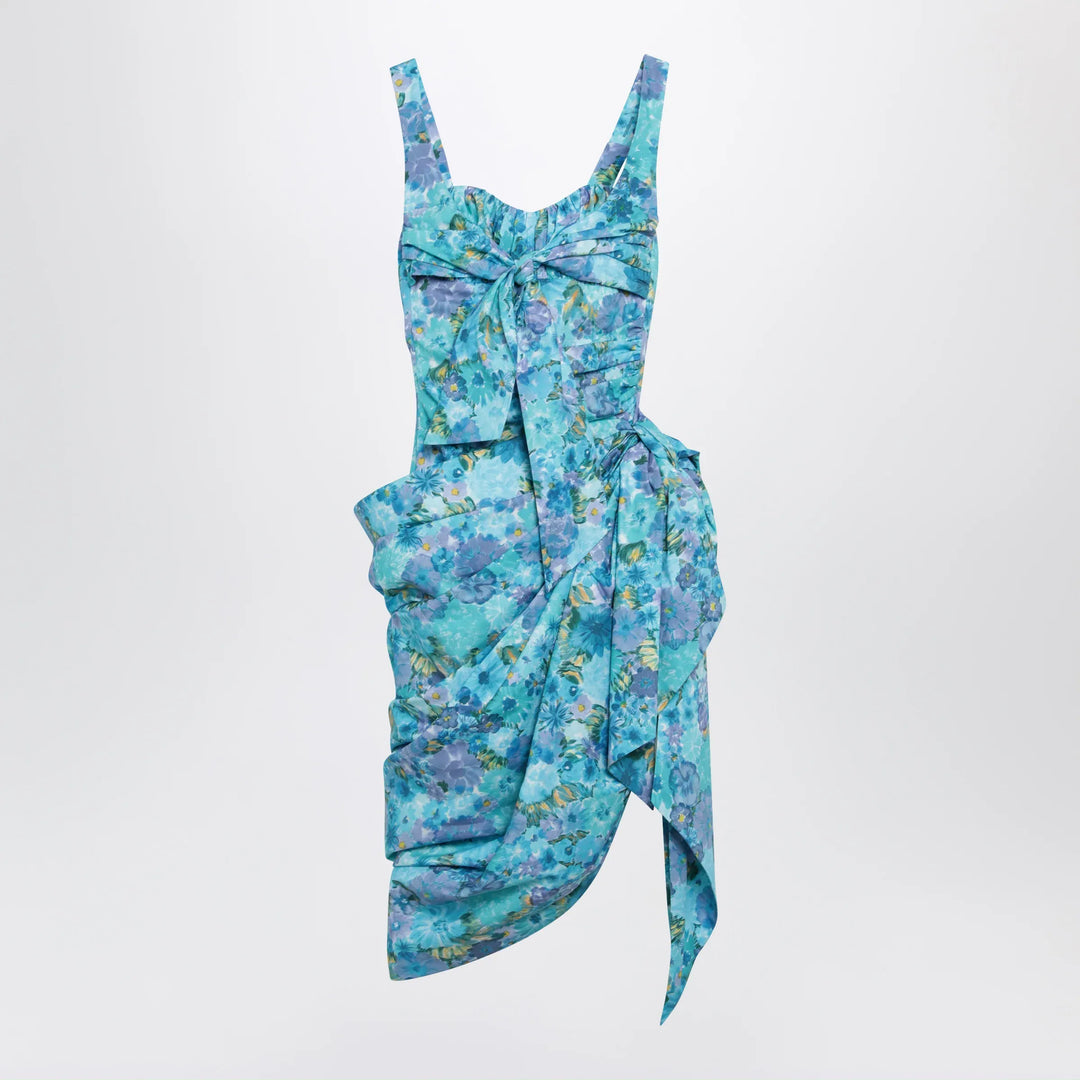 Chloé - Sleeveless wrap bustier midi dress in cotton poplin Brand Apparel & Accessories 38  FR