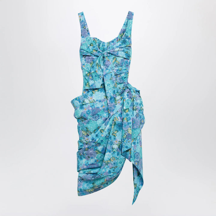 Chloé - Sleeveless wrap bustier midi dress in cotton poplin Brand Apparel &amp; Accessories 38  FR