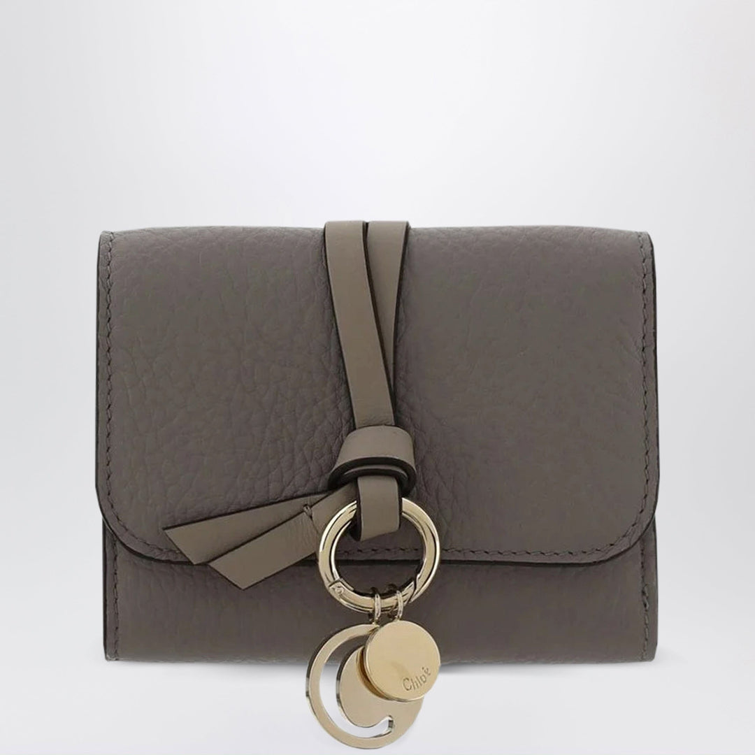 Apparel &amp; Accessories TU Chloé - Small Alphabet trifold wallet grey Brand