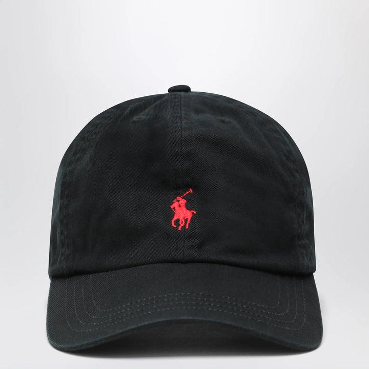 Polo Ralph Lauren - Black cotton baseball cap Brand Apparel &amp; Accessories > Clothing Accessories > Hats U