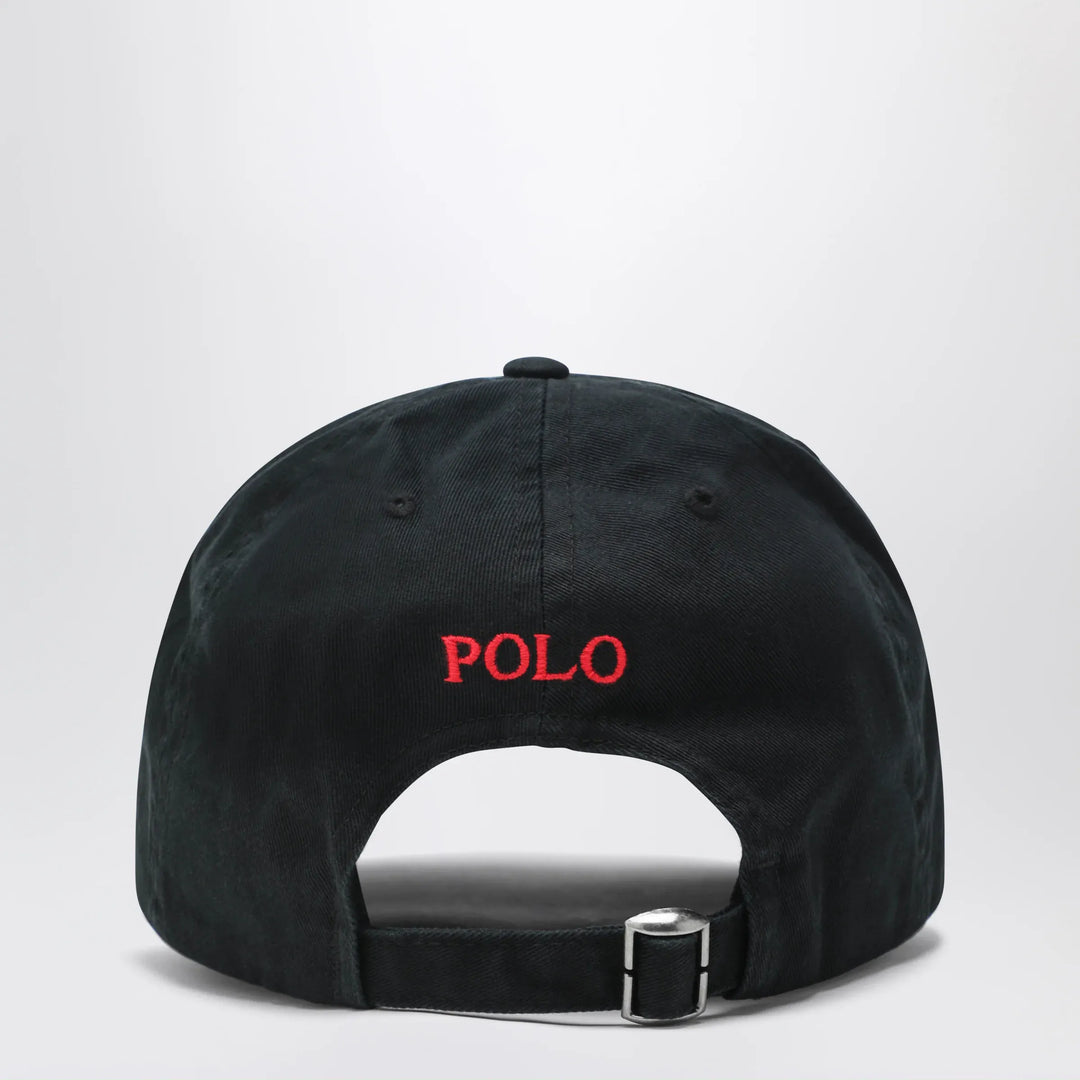 Polo Ralph Lauren - Black cotton baseball cap Brand Apparel &amp; Accessories > Clothing Accessories > Hats U