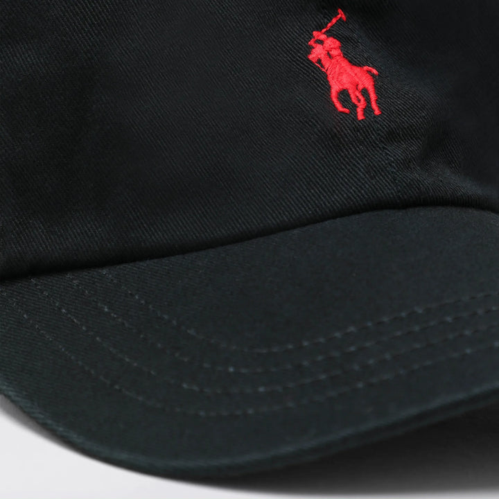 Polo Ralph Lauren - Black cotton baseball cap Brand Apparel &amp; Accessories > Clothing Accessories > Hats U