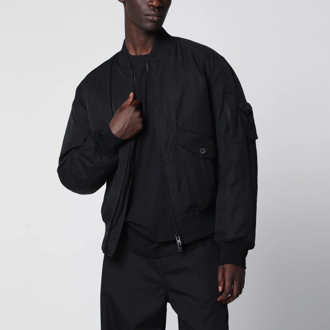 adidas Y-3 - Y-3 bomber jacket in black nylon Brand Apparel & Accessories > Clothing > Outerwear > Coats & Jackets M