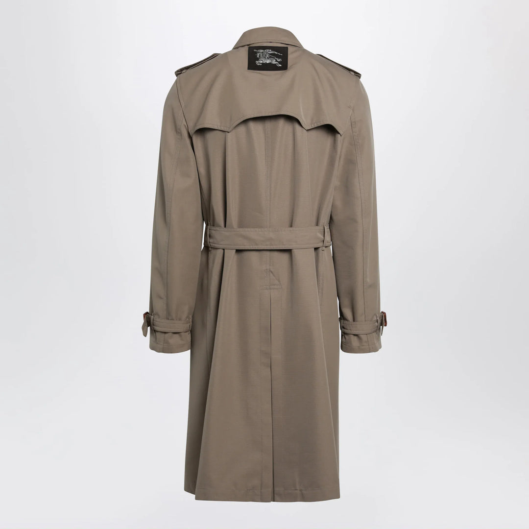 Burberry - Short Foxfield trench coat in cotton and silk Brand Apparel &amp; Accessories > Clothing > Outerwear > Coats &amp; Jackets