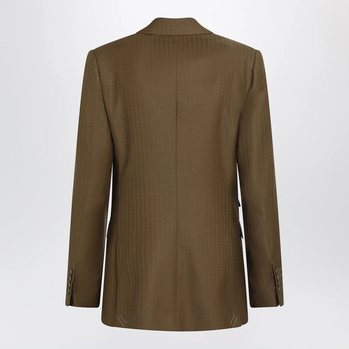 Burberry - Tailored single-breasted wool and mohair brown jacket Brand Apparel &amp; Accessories > Clothing > Outerwear > Coats &amp; Jackets