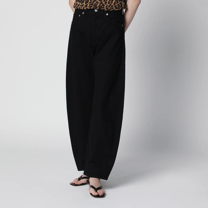 AGOLDE - Luna Jeans In Black Cover Denim Brand Apparel &amp; Accessories > Clothing > Pants