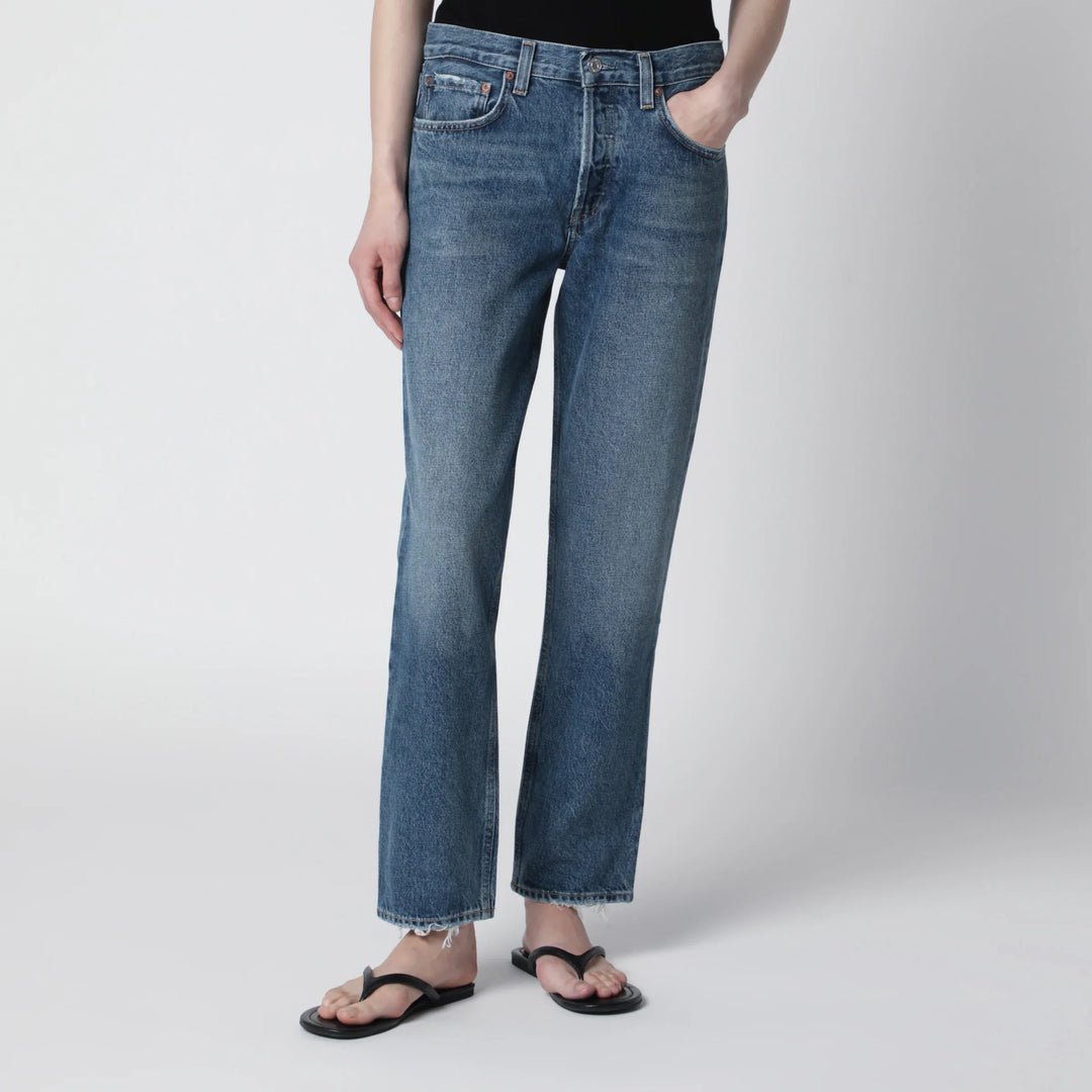 AGOLDE - Romney jeans in medium indigo denim Brand Apparel &amp; Accessories > Clothing > Pants