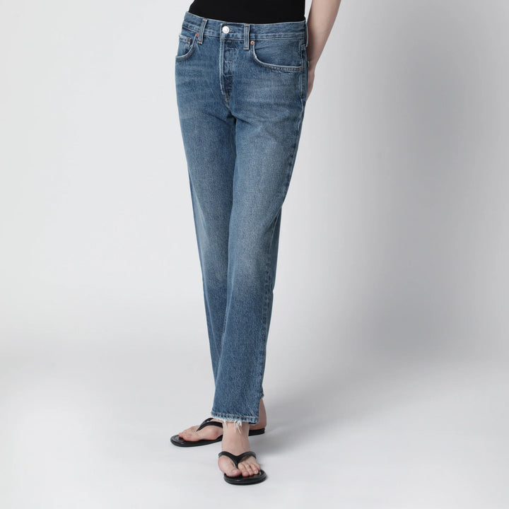 AGOLDE - Romney jeans in medium indigo denim Brand Apparel &amp; Accessories > Clothing > Pants