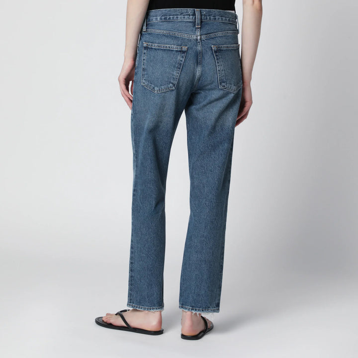 AGOLDE - Romney jeans in medium indigo denim Brand Apparel &amp; Accessories > Clothing > Pants