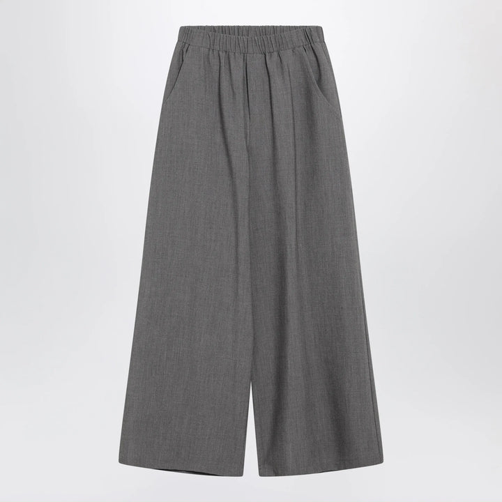 Douuod - Oversized grey Chrysanthemum trousers Brand Apparel &amp; Accessories > Clothing > Pants 12
